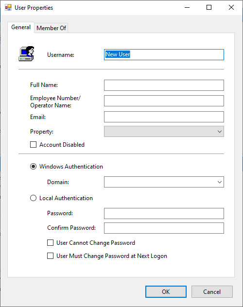 User Configuration – Biometrica Systems